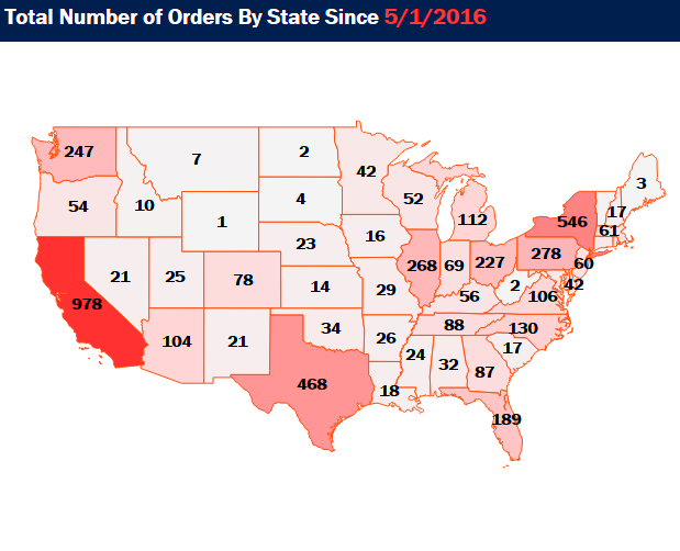 Tableau Dashboard Map