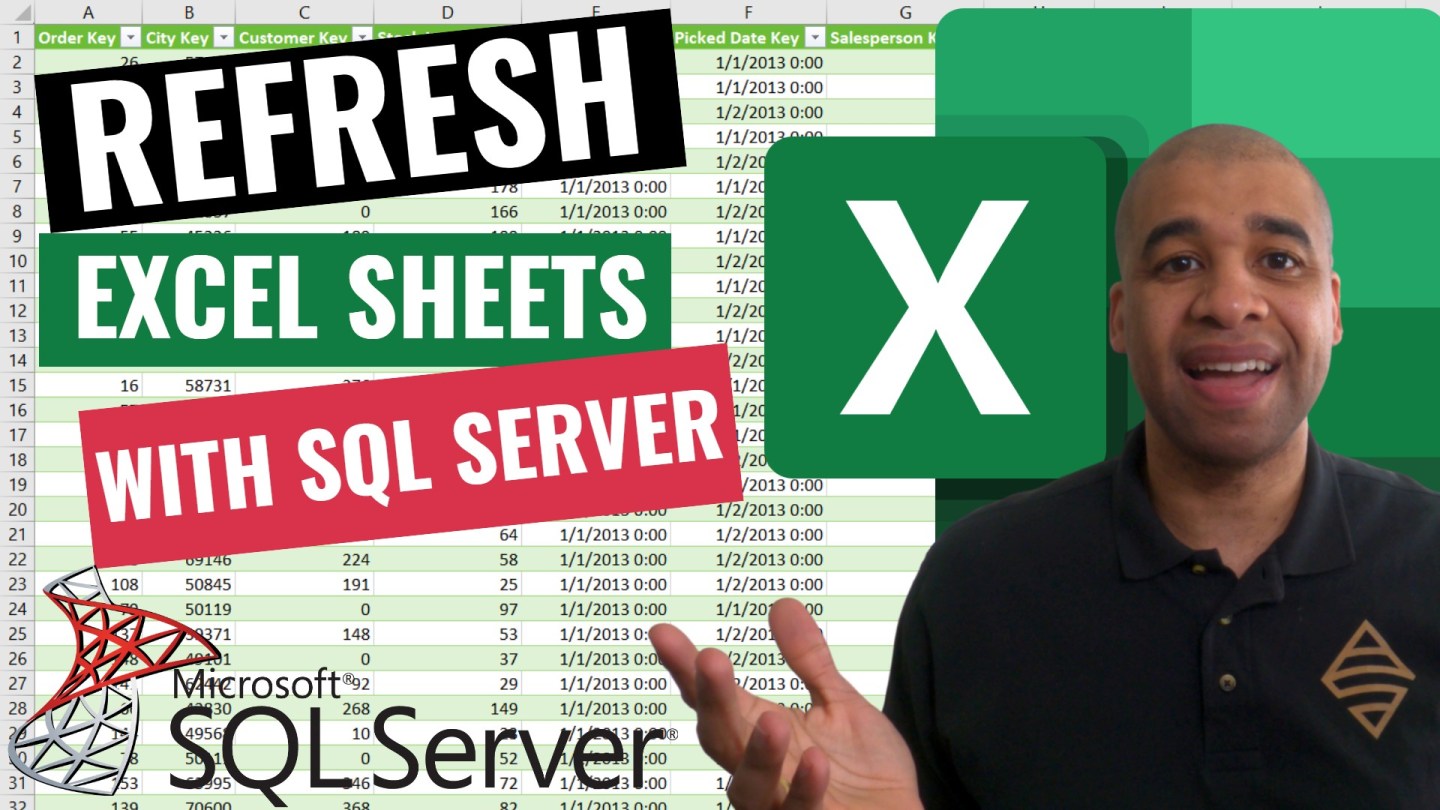 Use Excel to Connect to SQL Server Data | Smoak Signals | Data ...